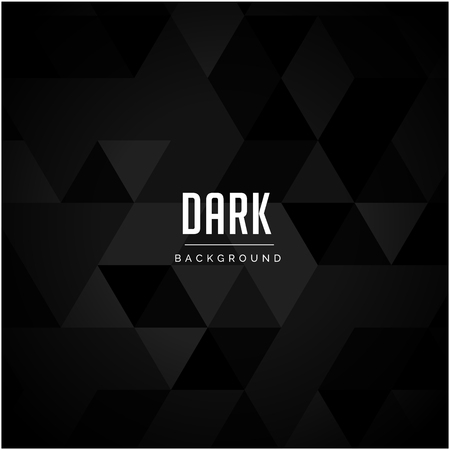 Modern Triangle Pattern Dark Background Vector Image.のイラスト素材