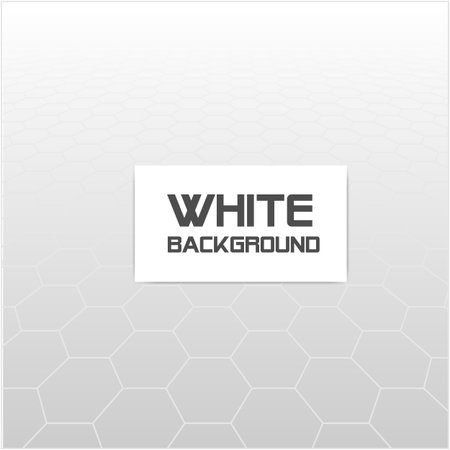 Geometric White Gray Hexagon White Background Vector Imageのイラスト素材