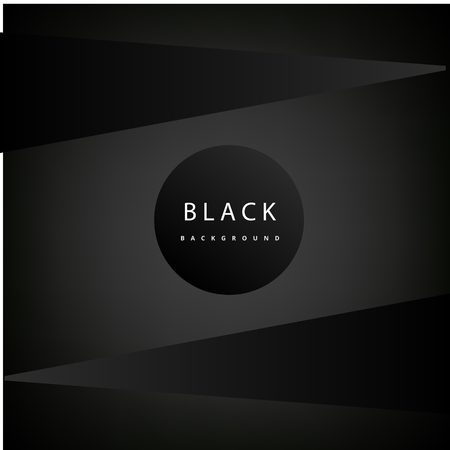 Abstract Black Stripes Tech Pattern Black Background Vector Imageのイラスト素材