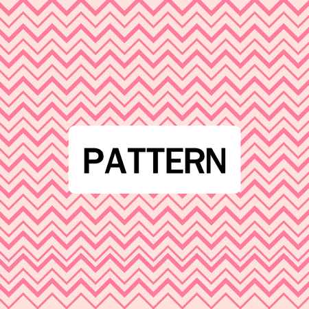 Pink Zigzag Pattern Pink Background Vector Imageのイラスト素材