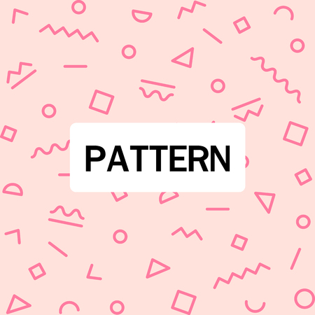 Abstract Geometric Pattern Pink Background Vector Imageのイラスト素材