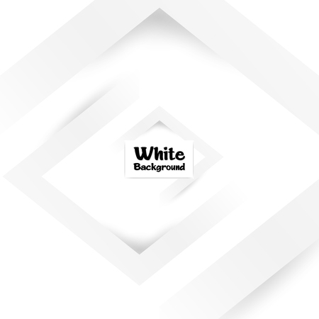 Modern Gray U Model White Color Background Vector Imageのイラスト素材