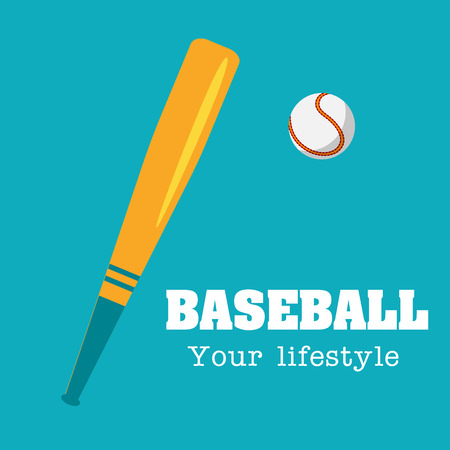 Baseball Your Lifestyle Baseball Background Vector Imageのイラスト素材