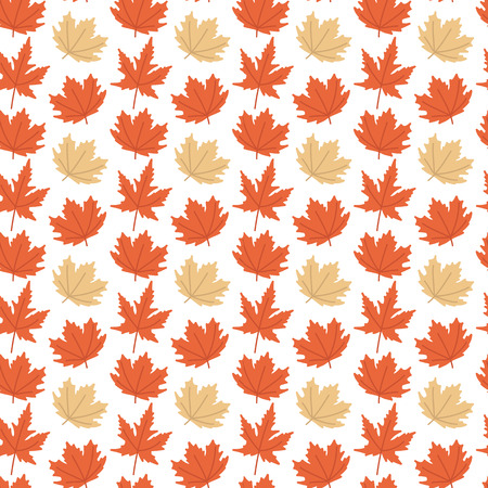 Autumn Maple Leaves White Backgroundのイラスト素材