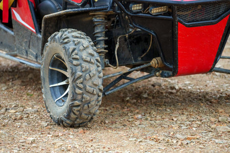 Activity outdoor and fun driving buggy.