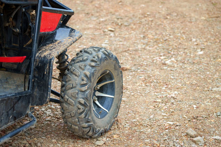 Activity outdoor and fun driving buggy.の写真素材