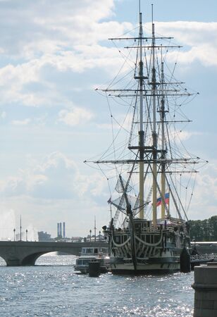 The old ship in Peterburgの写真素材