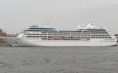 The sea liner in Peterburgのeditorial素材