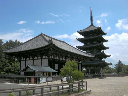 The great temple in Japan in summer                               のeditorial素材