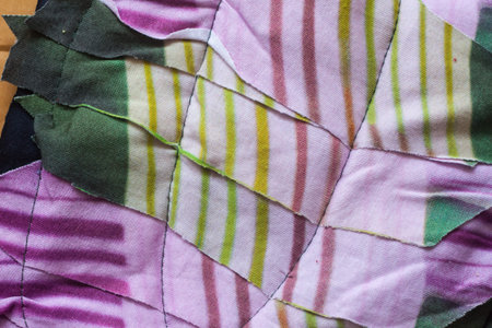Scrap background fabric