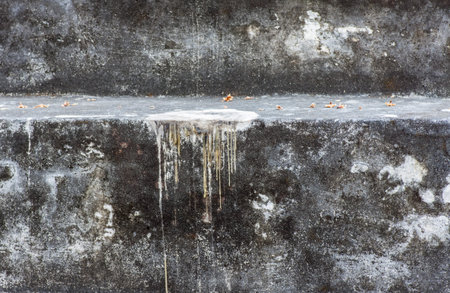 The old concrete wall.
