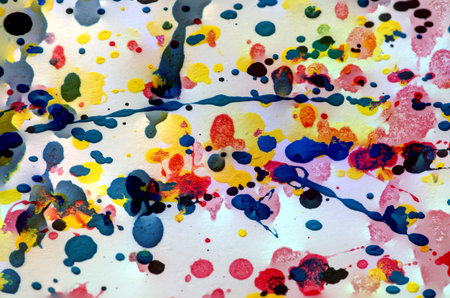 abstract watercolor color painting watercolour on backgroundの写真素材