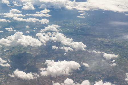 bird eye view townの写真素材