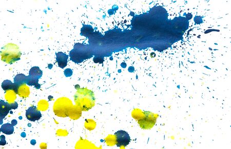 abstract watercolor color painting watercolour on backgroundの写真素材