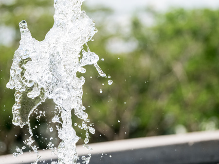 Water splash Background blurの写真素材