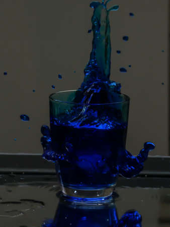 Water splash Backgroundの写真素材