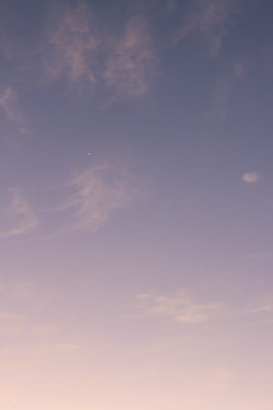 morning sky and sunrise. Natural landscape