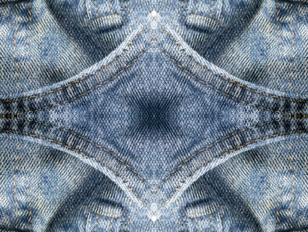 Closeup Old denim jean texture  background.の写真素材
