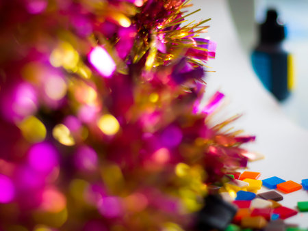 abstract colorful bokeh background Soft-focus  blurred
