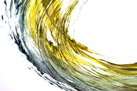 Hand drawn oil painting. Abstract art background.の写真素材