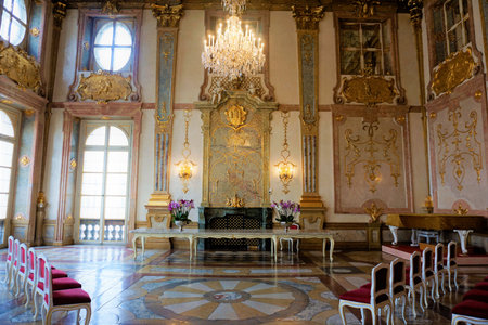 Marble hall of Mirabell Palaceのeditorial素材