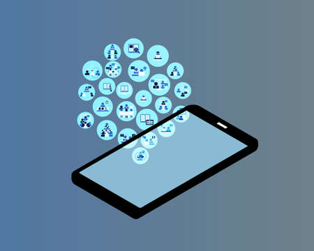 learning and training to improve your skill vectorのイラスト素材