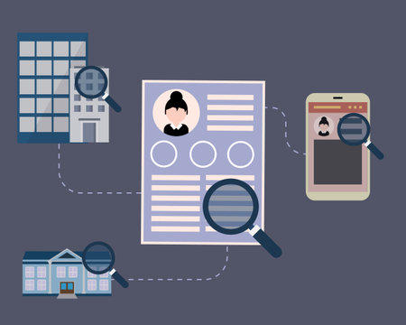 detect a lie in the resume from candidate vector
