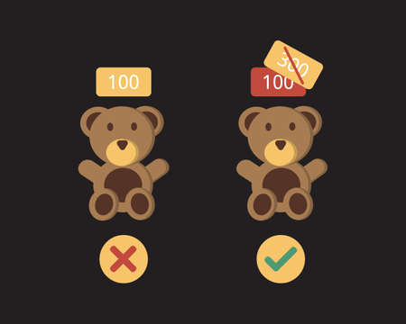 The anchoring effect is a cognitive bias that describes the common human tendency to rely too heavily on the first piece of information offeredのイラスト素材