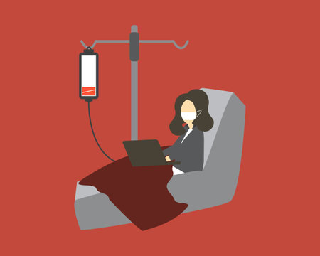 Presenter to work while sick and cause low productivity at work