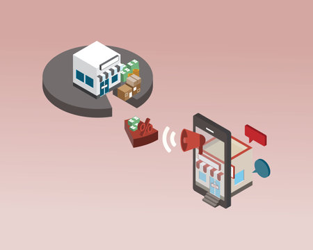 revenue sharing or profit sharing from distributing profits that result from a business allianceのイラスト素材