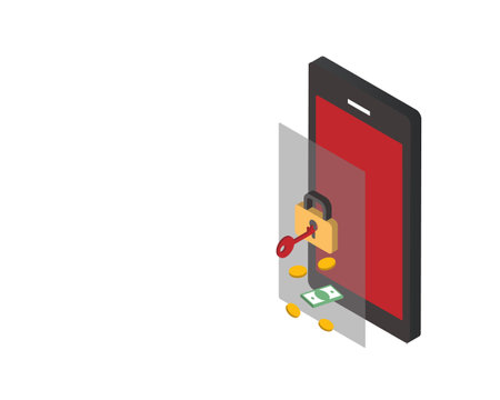 remote access scam when a scammer attempts to persuade you into giving them remote control over your personal phoneのイラスト素材