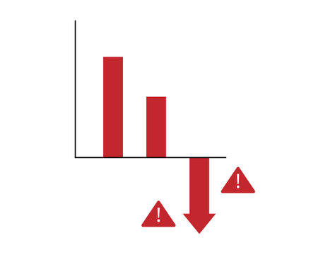 poor performance or Low performance is when an employee's work is less than satisfactoryのイラスト素材