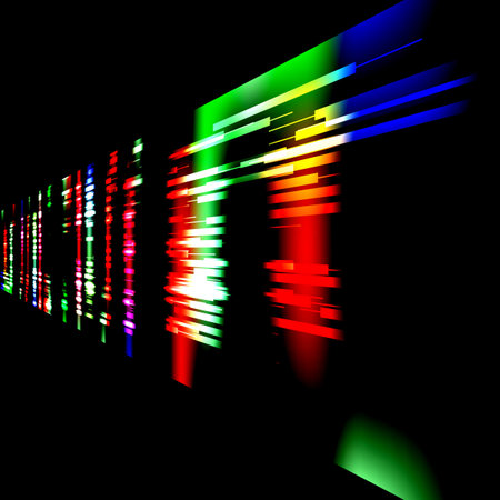 futuristic laser network light abstract technology background