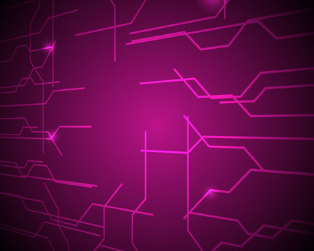 red futuristic laser tech line network light for data security leakage abstract technology backgroundのイラスト素材