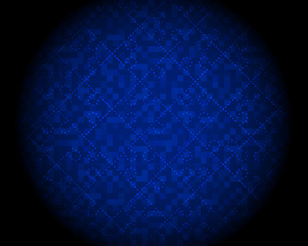 jigsaw light with blue data technology backgroundのイラスト素材
