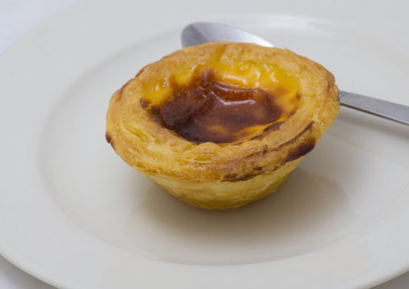 The baked egg tarts are popular in Portugal, England, Hong Kong and other countries in Asia are main...