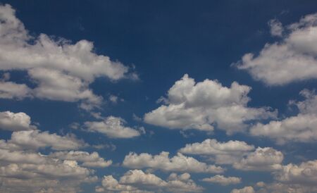 Thailand sky and white cloudsの写真素材