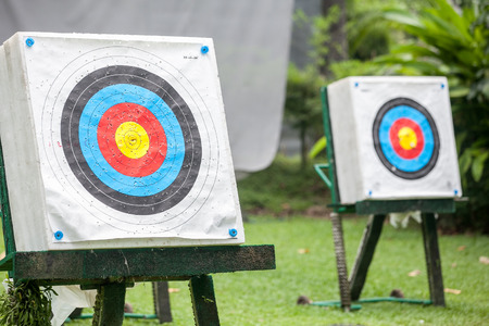 Archery targetsの写真素材
