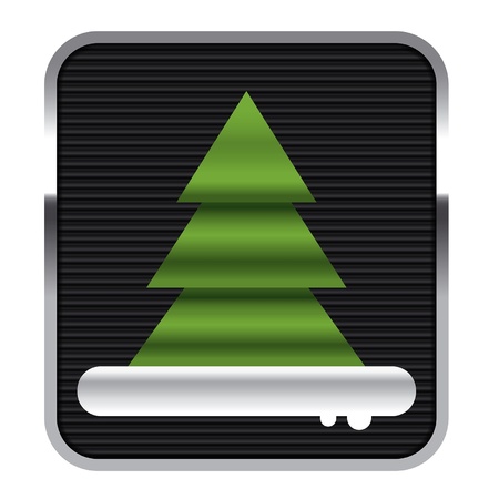 Modern Christmas tree design のイラスト素材