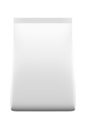 3D White bag package の写真素材
