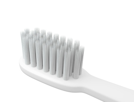 3D Head Toothbrush, isolatedの写真素材