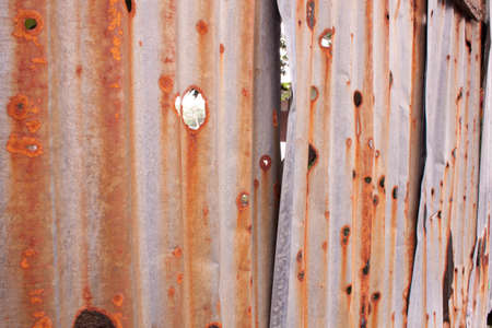 Zinc decay old rust background.の写真素材