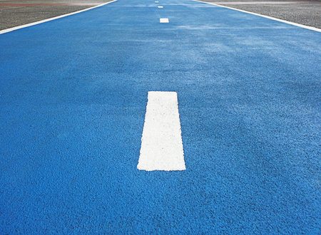 road blue, routes for cyclists