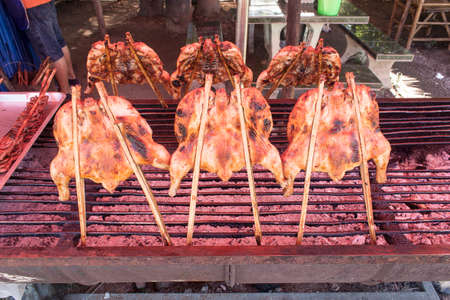 Roasted chicken, Thailand style foodの写真素材