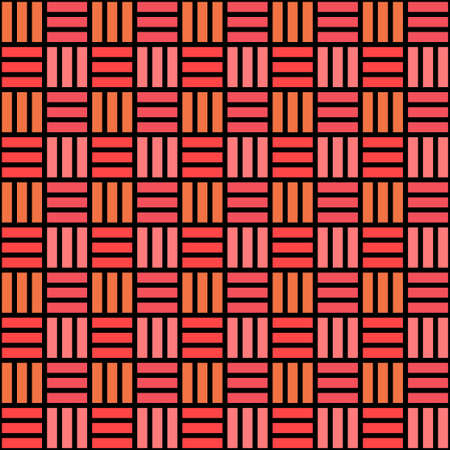 Geometric ethnic pattern embroidery design for background or wallpaper and clothing. vector illustration designのイラスト素材