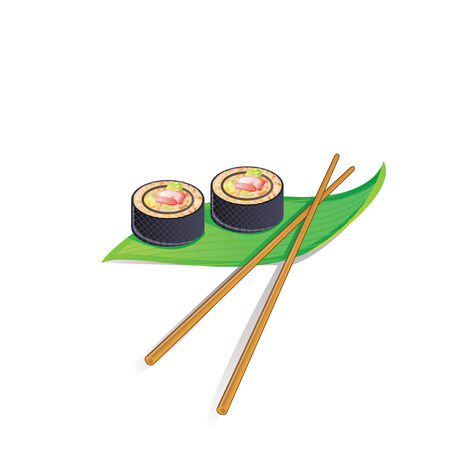 Sushi setのイラスト素材