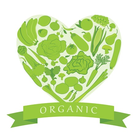 Organic Groceriesのイラスト素材