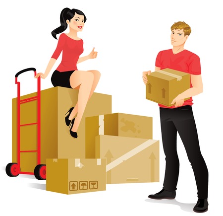 Movingのイラスト素材