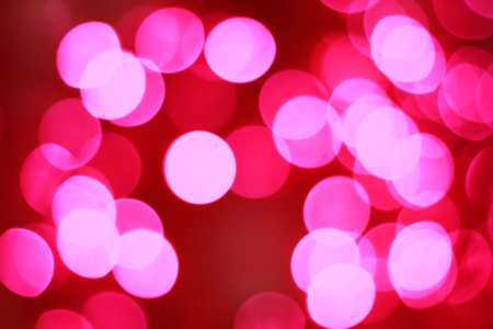 Pink bokeh blurred light abstract backgroundの写真素材