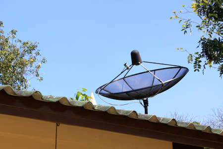 satellite dishの写真素材